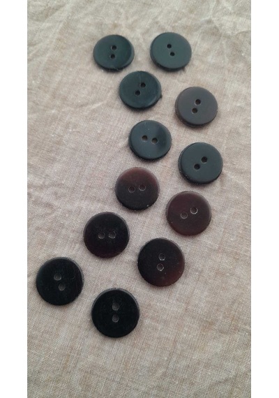 Doğal Hakiki İnci Midye Kabugu Düğme -10 Mm 20 Adet