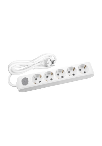 Viko Multi-let 5li Anahtar-topraklı Kablolu Ç.k 1m Priz