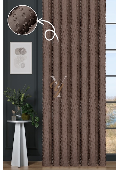 Linda Fon Perde V-6013 Mocha Mocha