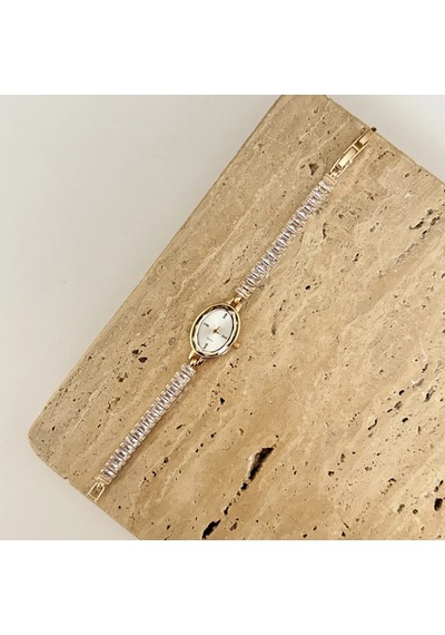 Savior Collection Solin Gold Beyaz Saat