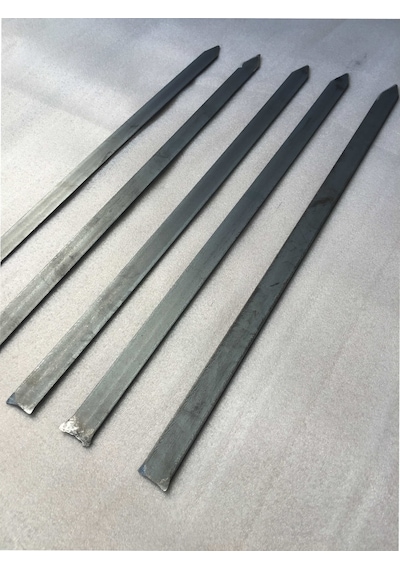 Adana Kebap Şişi-10 Adet 60Cm-2.5Cm -Galvanizsiz Beyti Silme