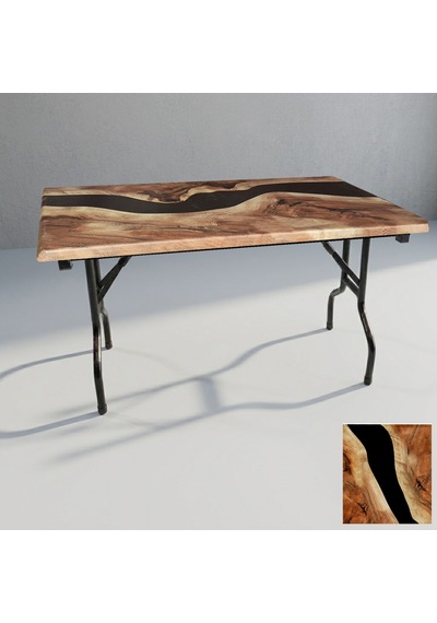 Banket Katlanır Masa Werzalit, Allzalit. Vermodin Tabla 80x140 - Epoxy Çok Renkli