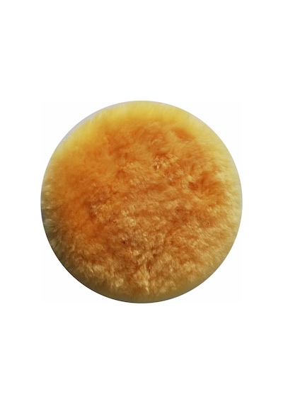 Sarı Yün Pasta Keçesi- Tüy Çap 160mm Taban Çap 150mm