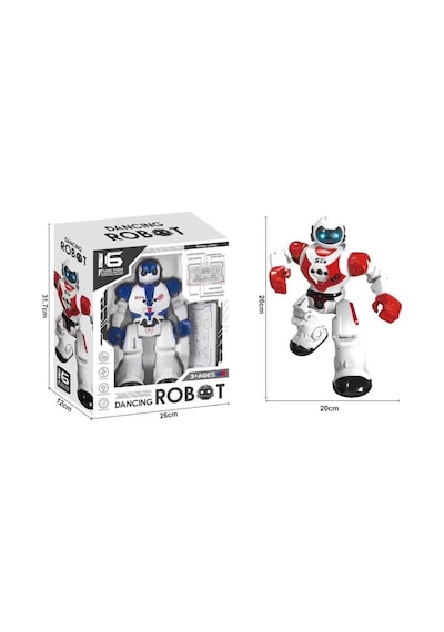 Gge-606-29 Kumandalı Işıklı Dansçı İnteraktif Robot -vardem Oyuncak