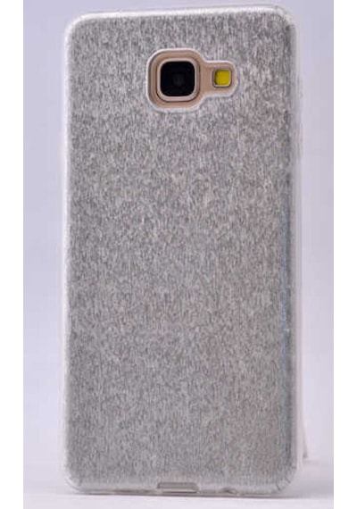 Galaxy J7 Prime Kılıf Zore Shining Silikon Gümüş