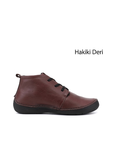 Gönderir Gönderi R Kadın Bordo Bağcıklı Hakiki Deri Comfort Bot Dkzb02842661