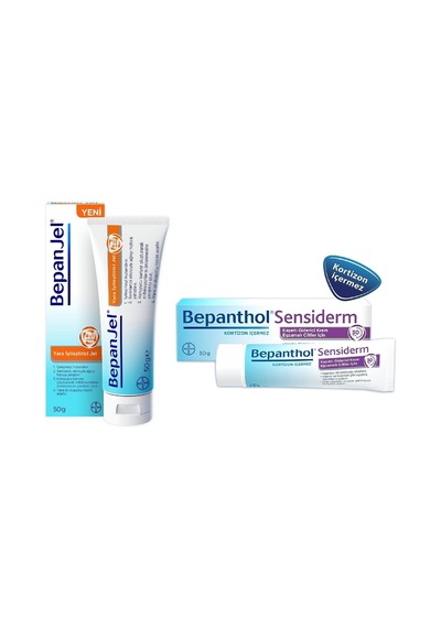 Bepanthol Sensiderm Krem 50 gr + Bepanjel Yara  Jel 50 gr