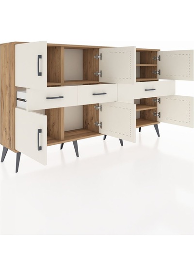 Arges Konsol 5 Raflı 3 Çekmeceli 8 Kapaklı 176x30x99 Çam-aytaşı Aytası - Atlas Çam Arges Konsol 5 Raflı 3 Çekmeceli 8 Kapaklı 176x30x99 Çam-aytaşı Aytası - Atlas Çam