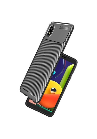 Samsung Uyumlu Galaxy A01 Core Kılıf Karbon Silikon Case