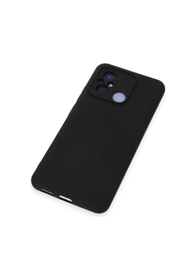 Mmb-trade Redmi 12c Kılıf Nano İçi Kadife Silikon - Siyah Mmbz