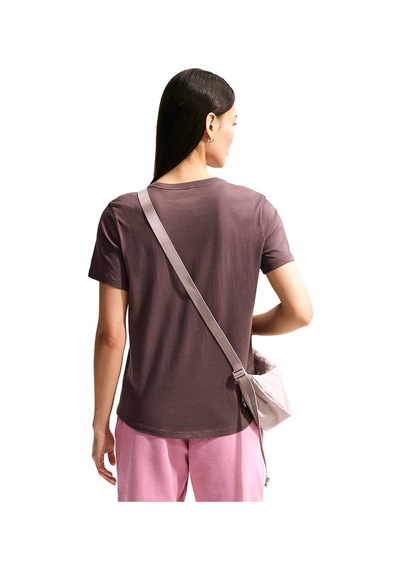 Nike W Nsw Club Ss Tee Bordo Kadın T-shirt Dx7902-502