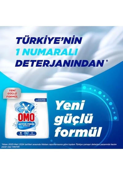 Omo Active Fresh Beyazlar Toz Deterjanı 1.5 Kg
