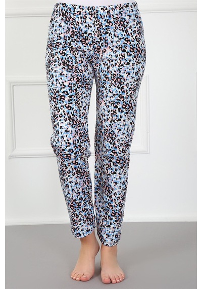 Akbeniz Kadın Pamuklu Alt Pijama 27437 - 2xl Ekru