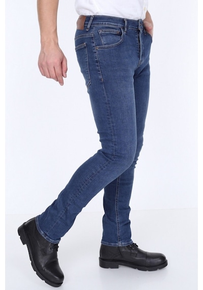 Vikingsjeans Denım 16122 Slim Fit Likralı Mavi Jeans Erkek Kot Pantolon Mavi