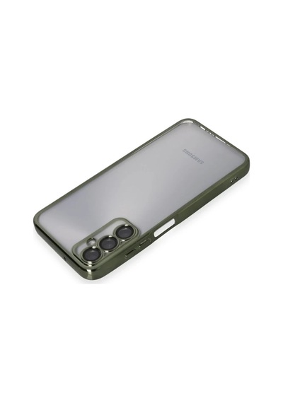 Samsung Galaxy A05s Uyumlu Kılıf Lensli Silikon - Yeşil
