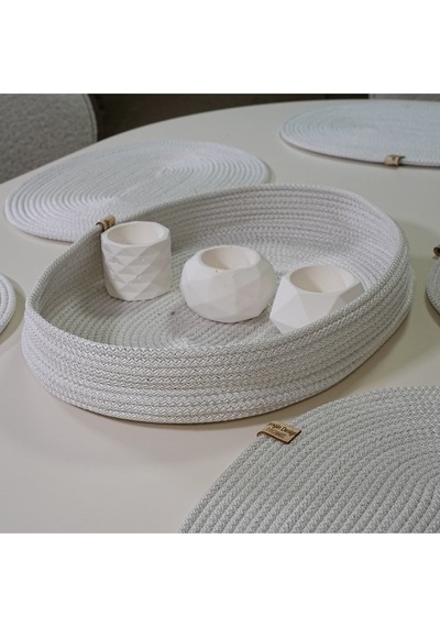 Zengin Design Home Zdh-625 Yuvarlak Runner & Amerikan Servisi Beyaz