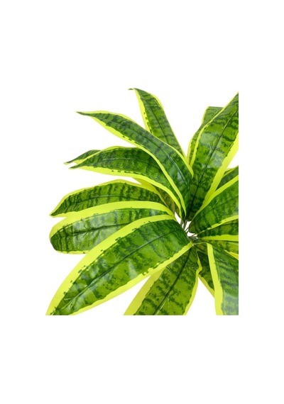 Yapay Çiçek Dracaena Massengena Yaprağı Demeti 12 Yapraklı 40x50C