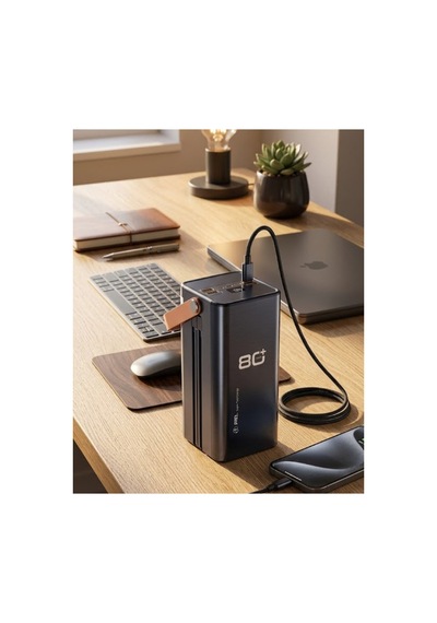 Yüksek Kapasiteli Powerbank 80000 Mah Hızlı Şarj Özellikli Çok Portlu Taşına - Hs08376374-6 Renkli Renkli