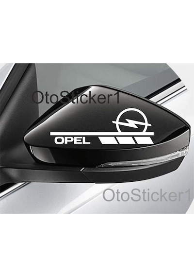 Oto Sticker Opel Ayna 2 Adet Sağ Sol Sticker Araba Etiketi