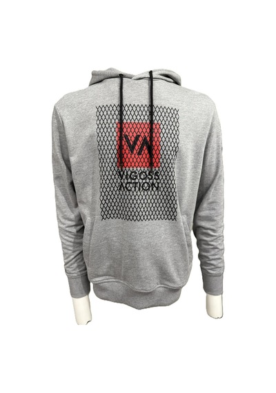 Vigoss Vıgoss Actıon Baskılı Erkek Sweatshırt 62488-30113 Koyu Gri Melanj