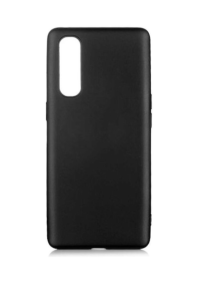 Noktaks - Oppo Reno 3 Pro 5g Uyumlu - Kılıf Mat Soft Esnek Premier Silikon Kapak - T13478 - Siyah Siyah