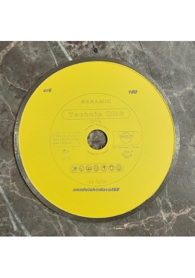 Samedia Cr6 Pro 180mm Porselen Granit Kesme Elması Seramik Kesici Germany