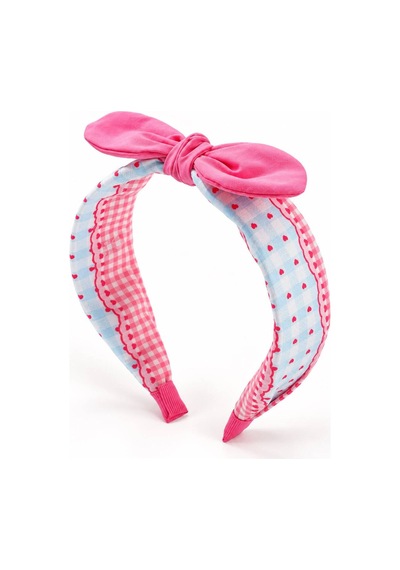Fiyonklu Puantiyeli Düğümlü Yumuşak Çocuk Yetişkin Taç - Saç Bandı Pembe - 922345532 Pembe - 922345532 Pembe