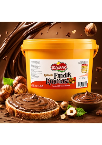 Belemir Kakaolu Fındık Kreması 4830 Gr Ekonomik Boy