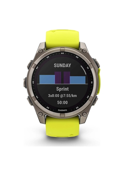 Garmin Fenix 8 - 47 MM Solar Sapphire DLC Titanyum Akıllı Saat (Distribütör Garantili)