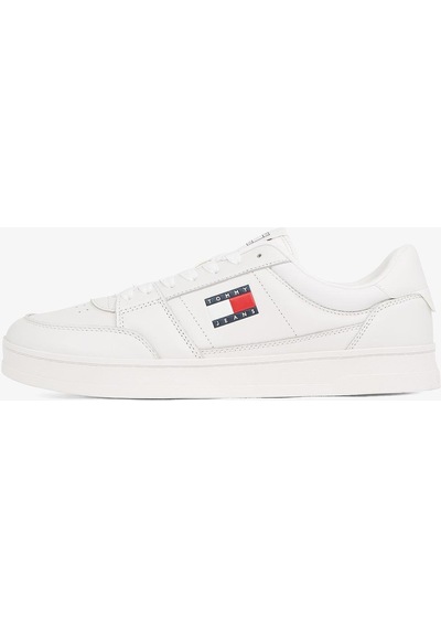 Tommy Hilfiger Erkek Rahat Düz Taban Nefes Alabilir Üst Yüzeyli Deri Beyaz Sneaker Em0em01574-ybl-12285 Beyaz Tommy Hilfiger Erkek Rahat Düz Taban Nefes Alabilir Üst Yüzeyli Deri Beyaz Sneaker Em0em01574-ybl-12285 Beyaz