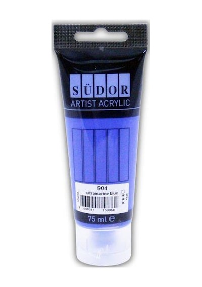 Akrilik Boya 75 Ml Renk Seçenekli 1 Adet Monalisa 75 Ml Akrilik Boya Tüp 1 Adet Ultramarine Blue