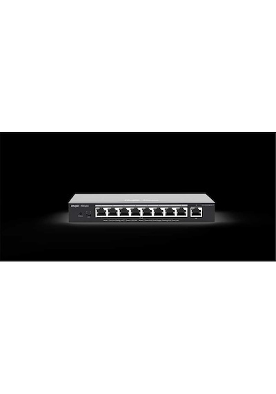Ruijie -reyee Rg-es209gc-p 8 Port Poe+ 10-100-1000mbps+1port 10-100-1000mbps Yönetilebilir Çelik 120w