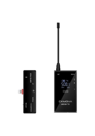 Ckmova Um100 Kit-5 Iphone Ios için Uhf Kablosuz Yaka Mikrofon Set