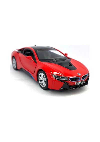 Kinsmart Bmw I8 1 36 Çek Bırak Model Araba kırmızı