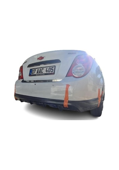 Aveo Sedan - Ps Style - Arka Tampon Ek Plastik Boyasız