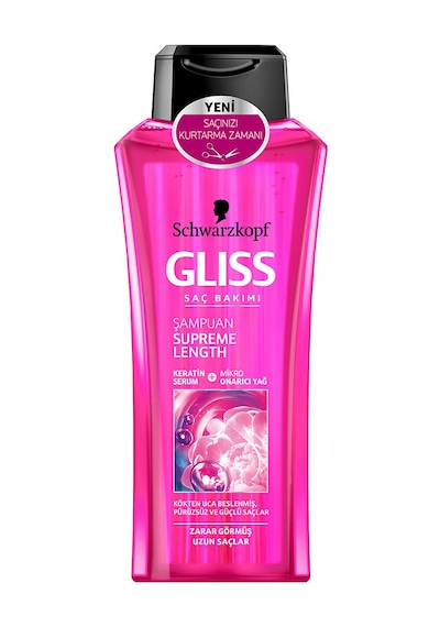 4 Adet Gliss Şampuan 400 Ml Supreme Length