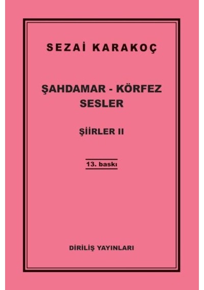 Şiirler 2 - Şahdamar - Körfez - Sesler - Rzır-752055