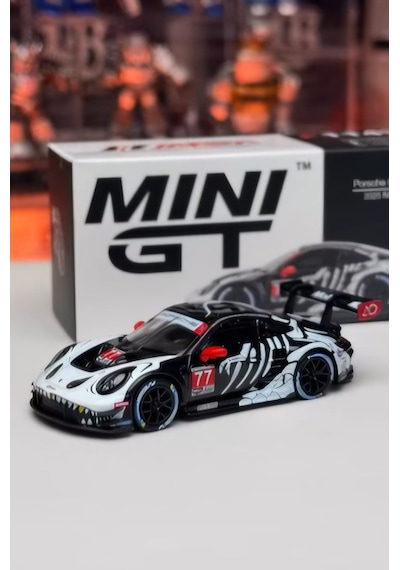 Mini Gt Porsche 911 Gt3 R Ao Racing 2025 Imsa Petit Le Mans 1143 1/64