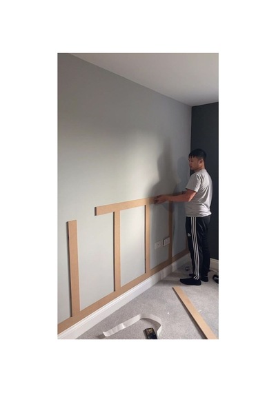 Enc Home Iskandinav Duvar Çıtası