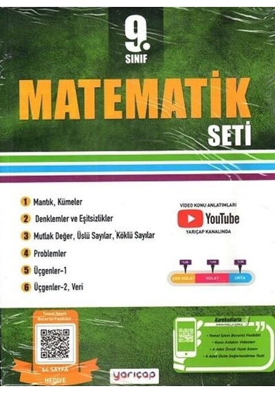 9. Sınıf Matematik Seti Yarı Çap Yayınları