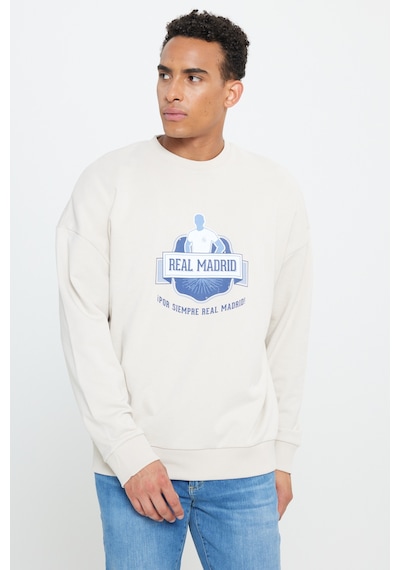 Ac&co / Altınyıldız Classics Erkek Açık Bej Oversize Fit Bol Kesim Real Madrid Lisanslı Pamuklu Bisiklet Yaka Sweatshirt Açık Bej Ac&co / Altınyıldız Classics Erkek Açık Bej Oversize Fit Bol Kesim Real Madrid Lisanslı Pamuklu Bisiklet Yaka Sweatshirt Açık Bej