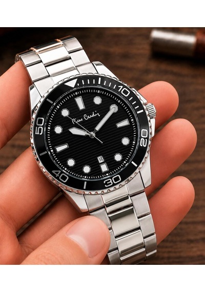 Pierre Cardin Damat Ve Takım Elbiseye Özel 2 Yıl Garantili Çelik Kordon Erkek Kol Saati Vs.blkt.1225 Gri