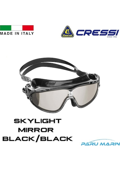 Parumarin Cressi Skylight Mirror Black / Black Yüzücü Gözlüğü Parumarin Cressi Skylight Mirror Black / Black Yüzücü Gözlüğü