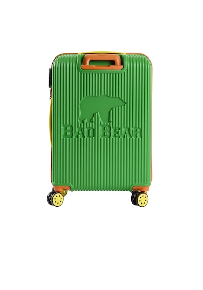 Bad Bear Logo Yeşil Orta Boy Tekerlekli Abs Valiz 64 Lt. - Yeşil