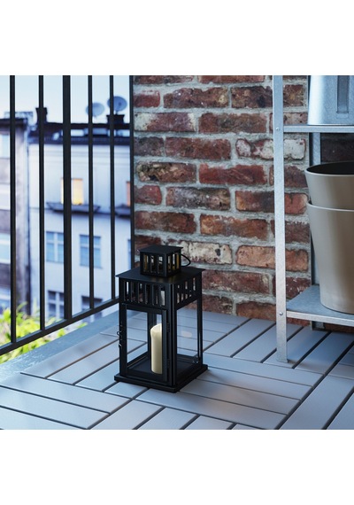 Ikea Borrby Fener 28 Cm Siyah