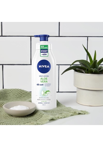 Nivea Aloe Vera Nemlendirici Serum Vücut Losyonu 2 x 400 ML