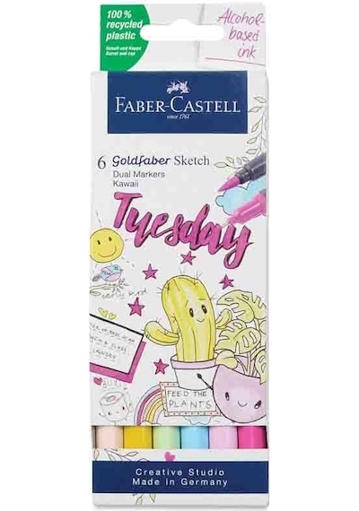 Faber Castell Goldfaber Sketch 6'lı Kawaii 164811