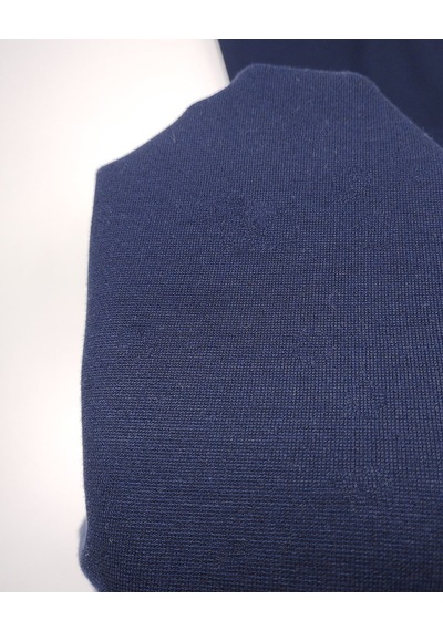 Lacivert İnterlok Penye Kumaş İnce Esnek Sıkı Örgülü Bluzluk & Elbiselik En: 145cm-11966