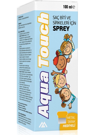 Aqua Touch Saç Biti ve Sirkeler İçin Sprey 100 ML + Tarak