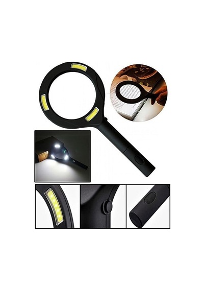 Profesyonel Işıklı Led Büyüteç, Lup Büyüteç Mercek, 250 Lümen 3x Yakınlaştırma